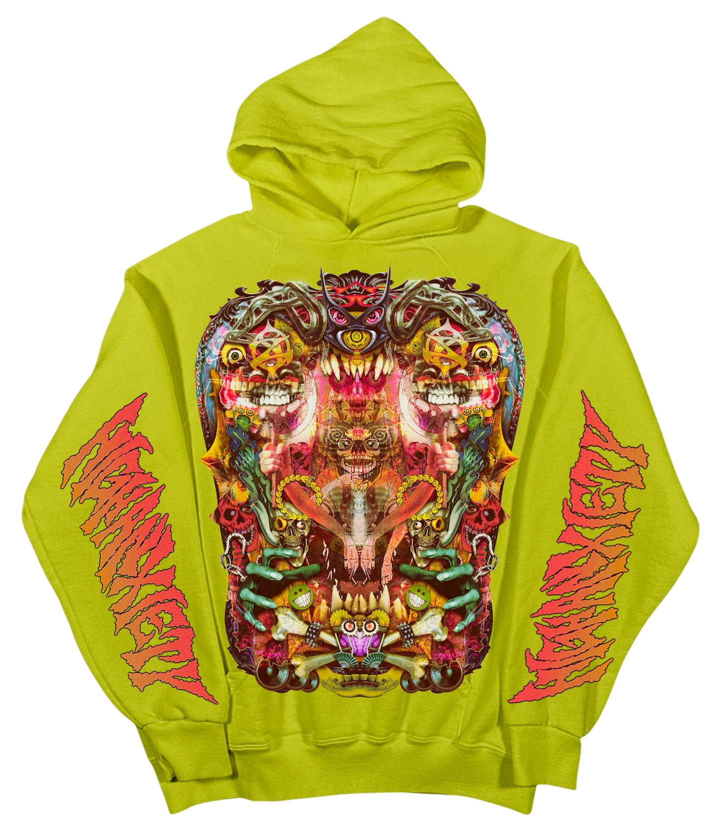 Neon Yellow High Anxiety Hoodie